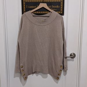 Taupe Long Sleeve Cozy Sweater
